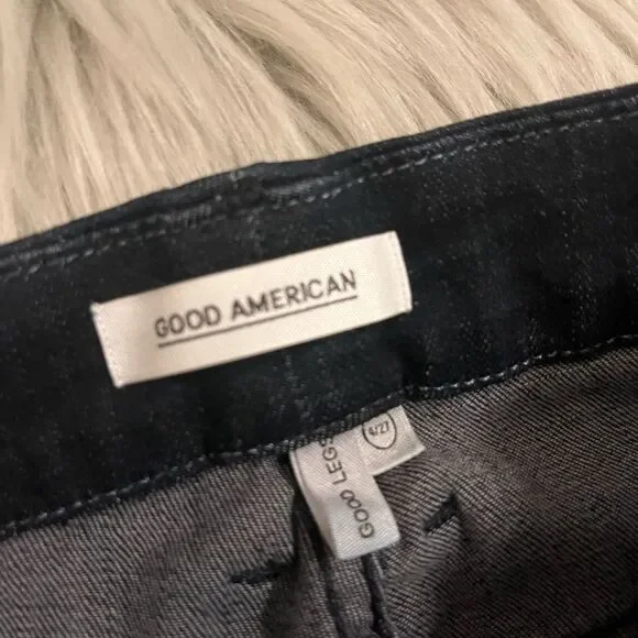 Good American Dark Blue Denim Jeans - Picture 5 of 6